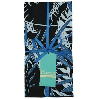 Indonesia Napkin - Set of 4, Cotton, Palm Leaf Pattern