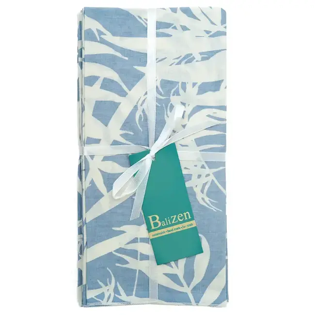 Napkin - Set of 4, Cotton, Palm Leaf Pattern