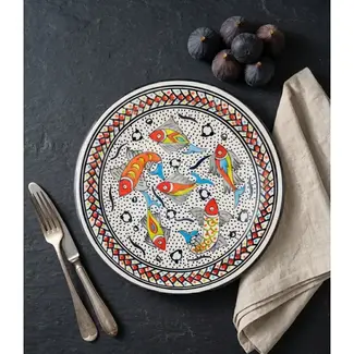 Tunisia Plate - Dinner Rainbow Fish