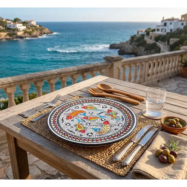 Plate - Dinner Rainbow Fish