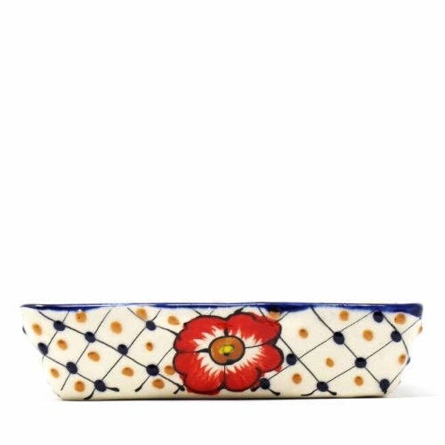 Platter - Divided Encantada Dots & Flowers