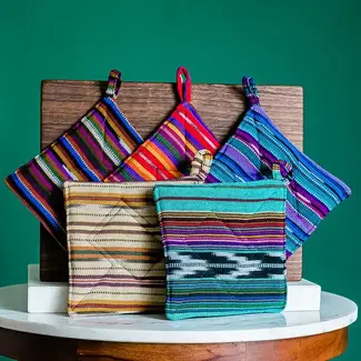Guatemala Potholder - Colourful Woven