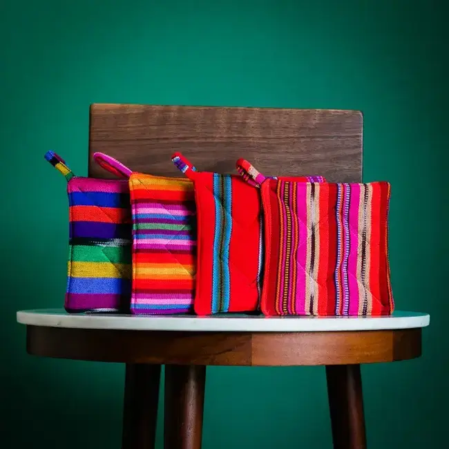 Potholder - Colourful Woven