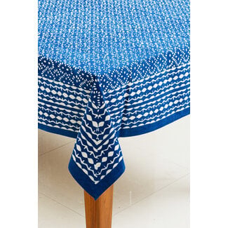 India Tablecloth - Indigo Square 60"x60"