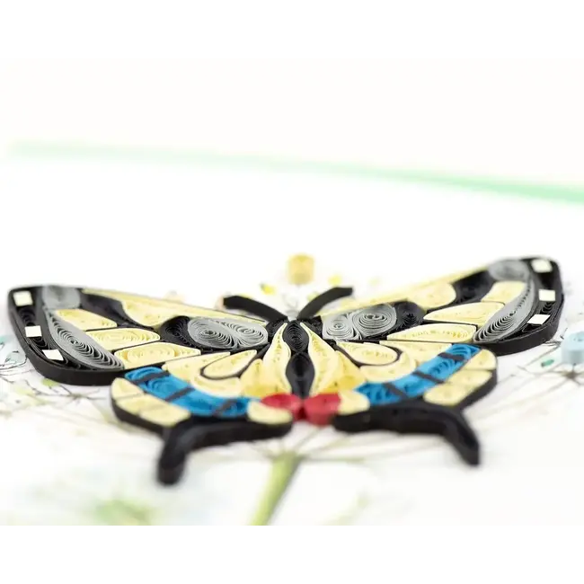 Quilling Card - Swallowtail Butterfly