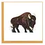 Quilling Card - Bison