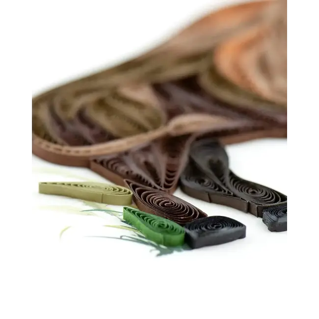 Quilling Card - Bison