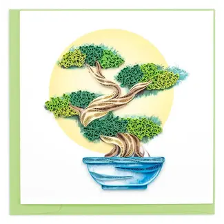 Vietnam Quilling Card - Bonsai Tree