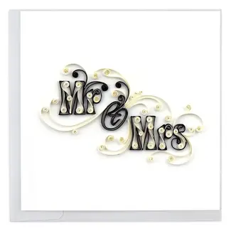 Vietnam Quilling Card - Mr. & Mrs.