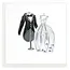 Quilling Card - Wedding Tux & Gown
