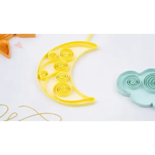 Quilling Card - Night Sky Baby