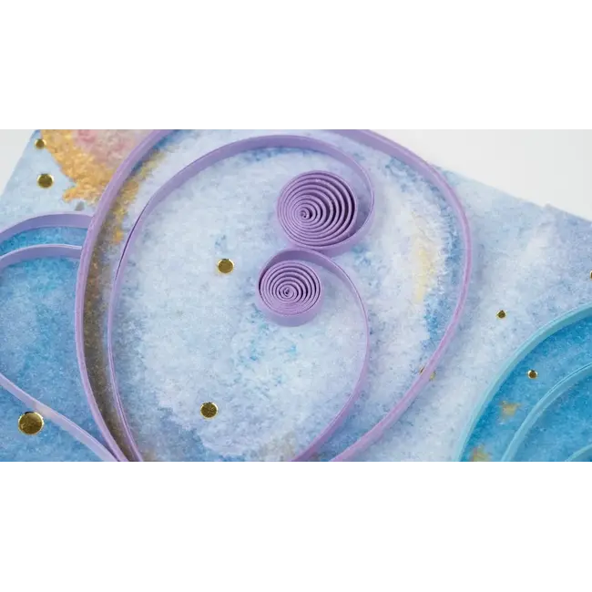 Quilling Card - Birthday Balloons & Stars