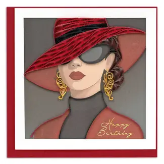 Vietnam Quilling Card - Fashion Birthday