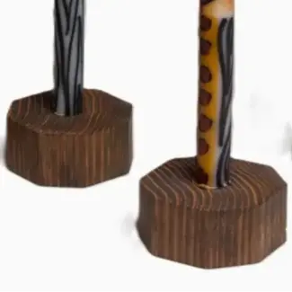 South Africa Candle Holder - Dual for Pillars & Tapers