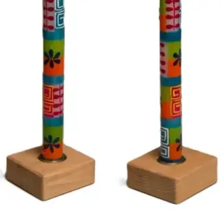 South Africa Candle Holder - Taper Wooden