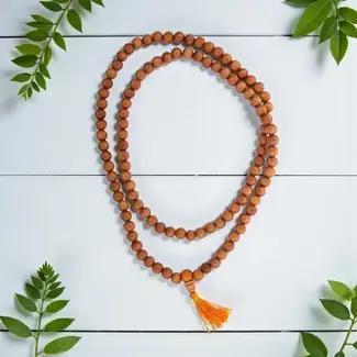 India Metitation Beads - Sandalwood Mala