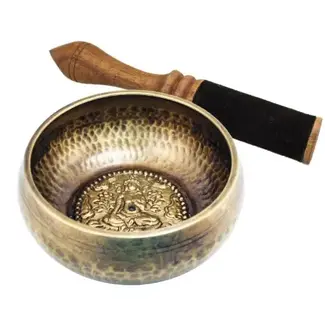 Nepal Singing Bowl - Tara w/ Black Leather Striker 7''