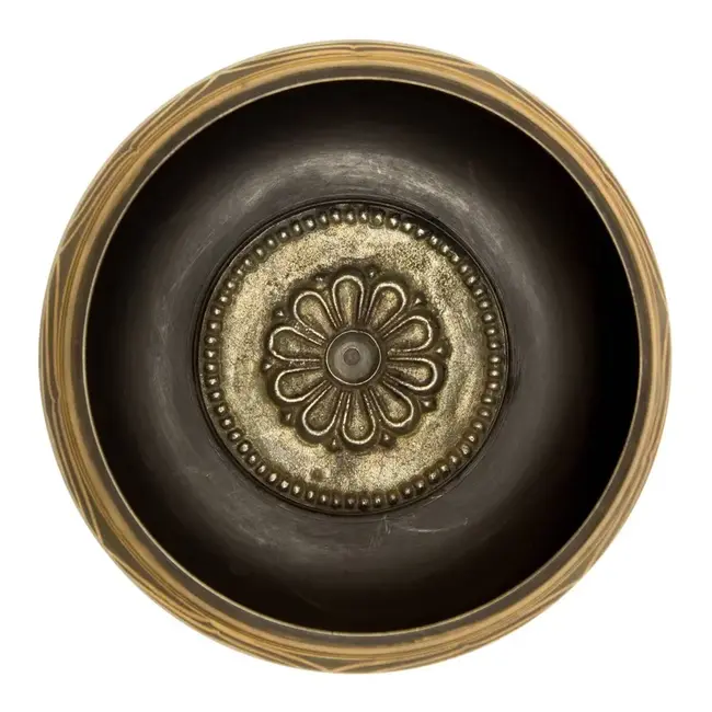 Singing Bowl - Bronze Lotus 5.25"