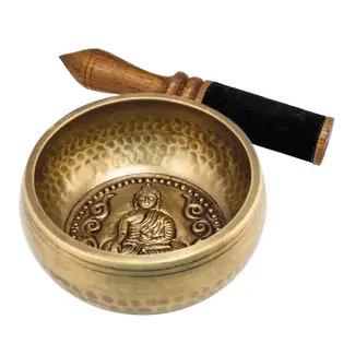 Nepal Singing Bowl - Wisdom Buddha 4.5"