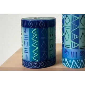 South Africa Candle - Round Pillar