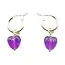 Earrings - Glass Heart