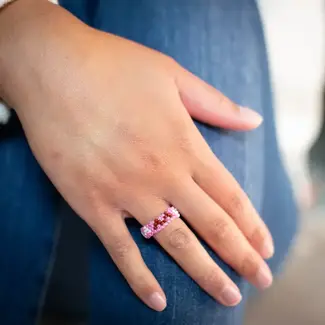 Guatemala Ring - Beaded Thin