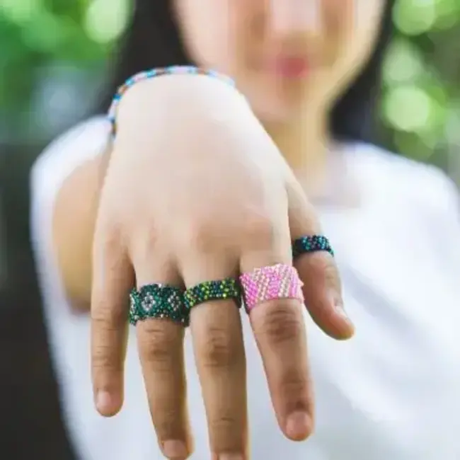 Ring - Beaded Thin