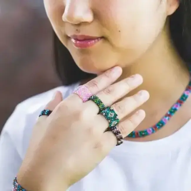 Ring - Beaded Thin