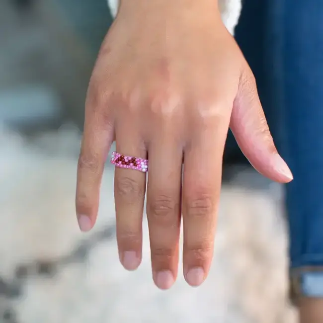 Ring - Beaded Thin