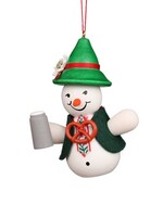 Christian Ulbricht 10-0122 Ulbricht Ornament-Snowman Bavarian