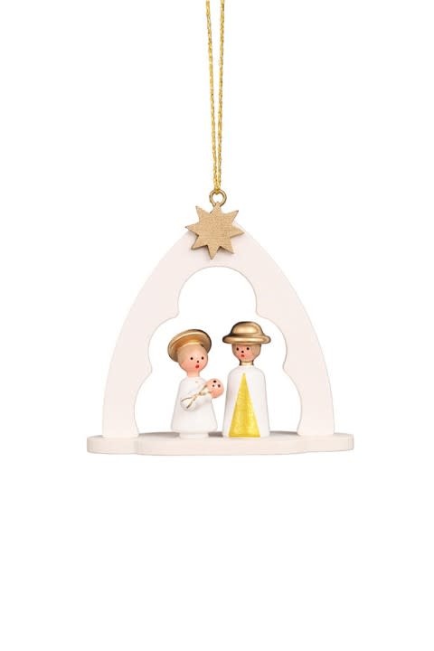 Christian Ulbricht 10-0182 Ulbricht Ornament-The Nativity White