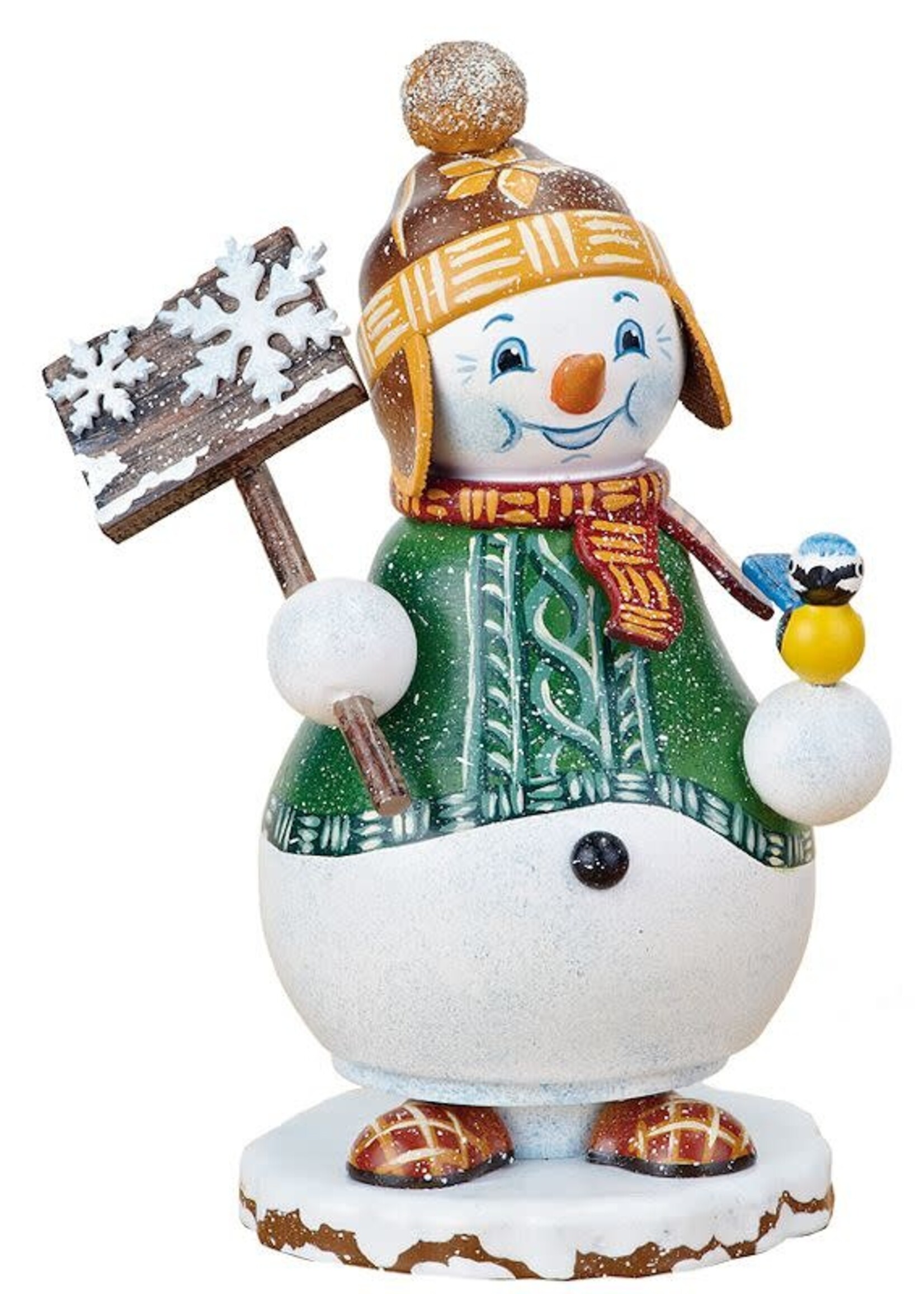 Hubrig 105h1202 Hubrig Smoker Snowman 14 cm