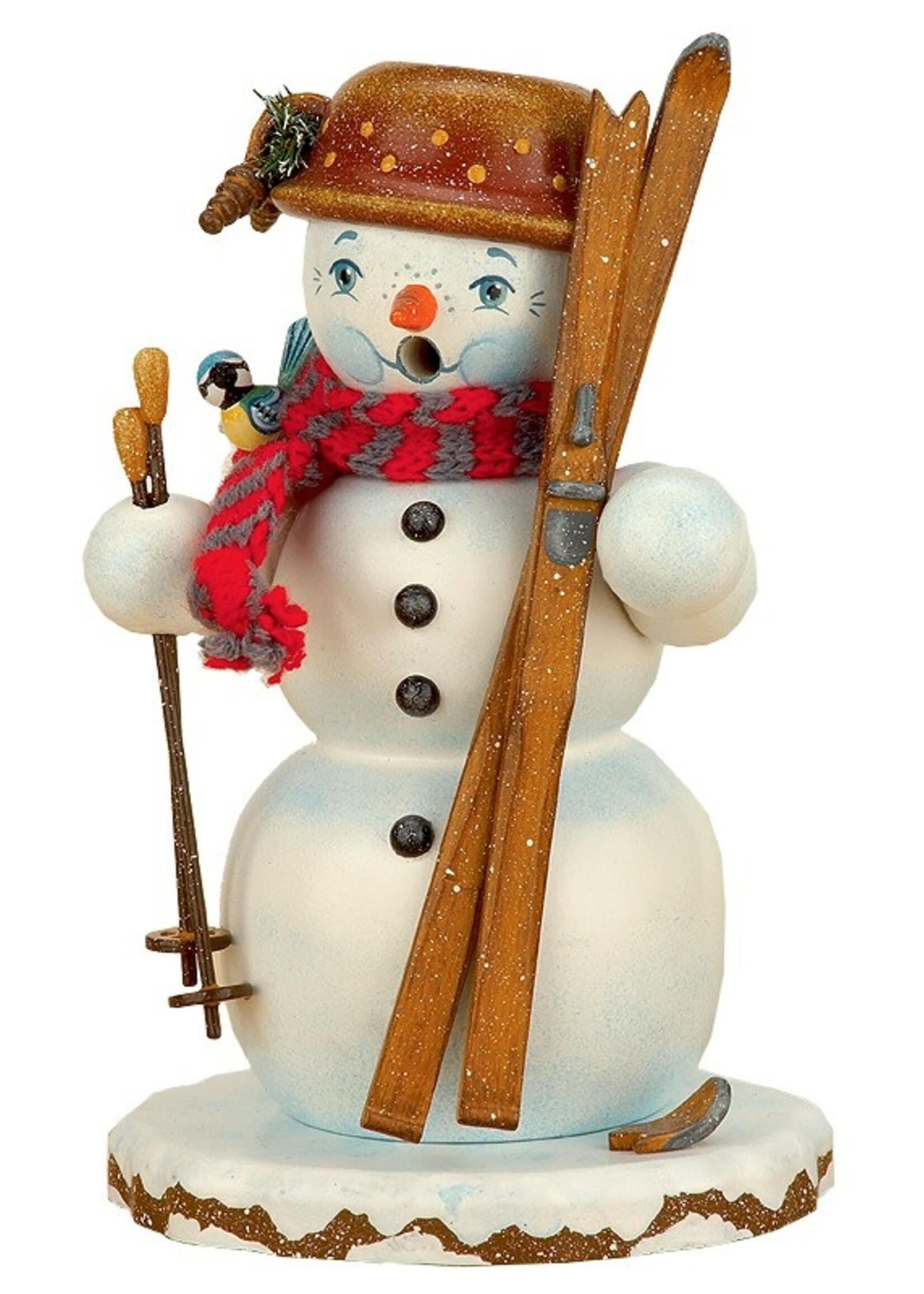 Hubrig 105h4002 Hubrig Smoker Winter Children Snowman Skier 20 cm
