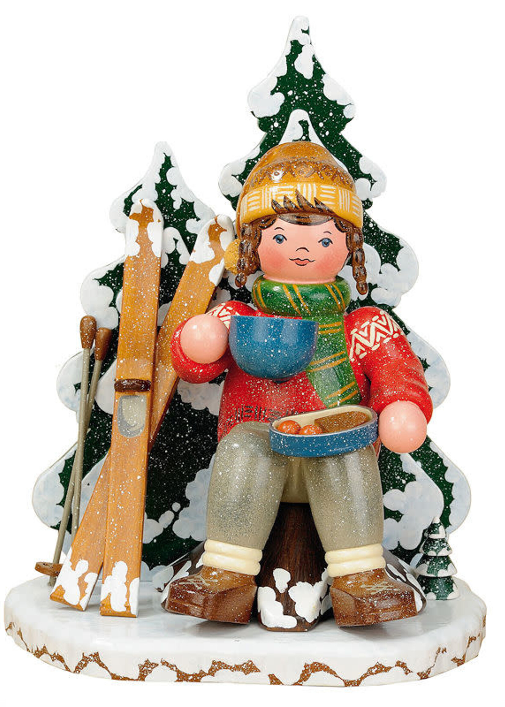 Hubrig 105h4003 Winter Children Hubrig Smoker-Snowshoe Girl