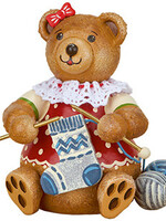 Hubrig Hubrig 500h1005 Teddy - Mini Knitting Dolly  2.8 Inches