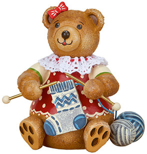 500h1005 Teddy - Mini Knitting Dolly