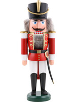 Seiffener Volkskunst eG 11202/1 Nutcracker - Hussar (Red, Large)