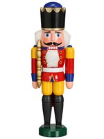 Seiffener Volkskunst eG 11301/1 NC- Red King Nutcracker (Small) 11.4 inches
