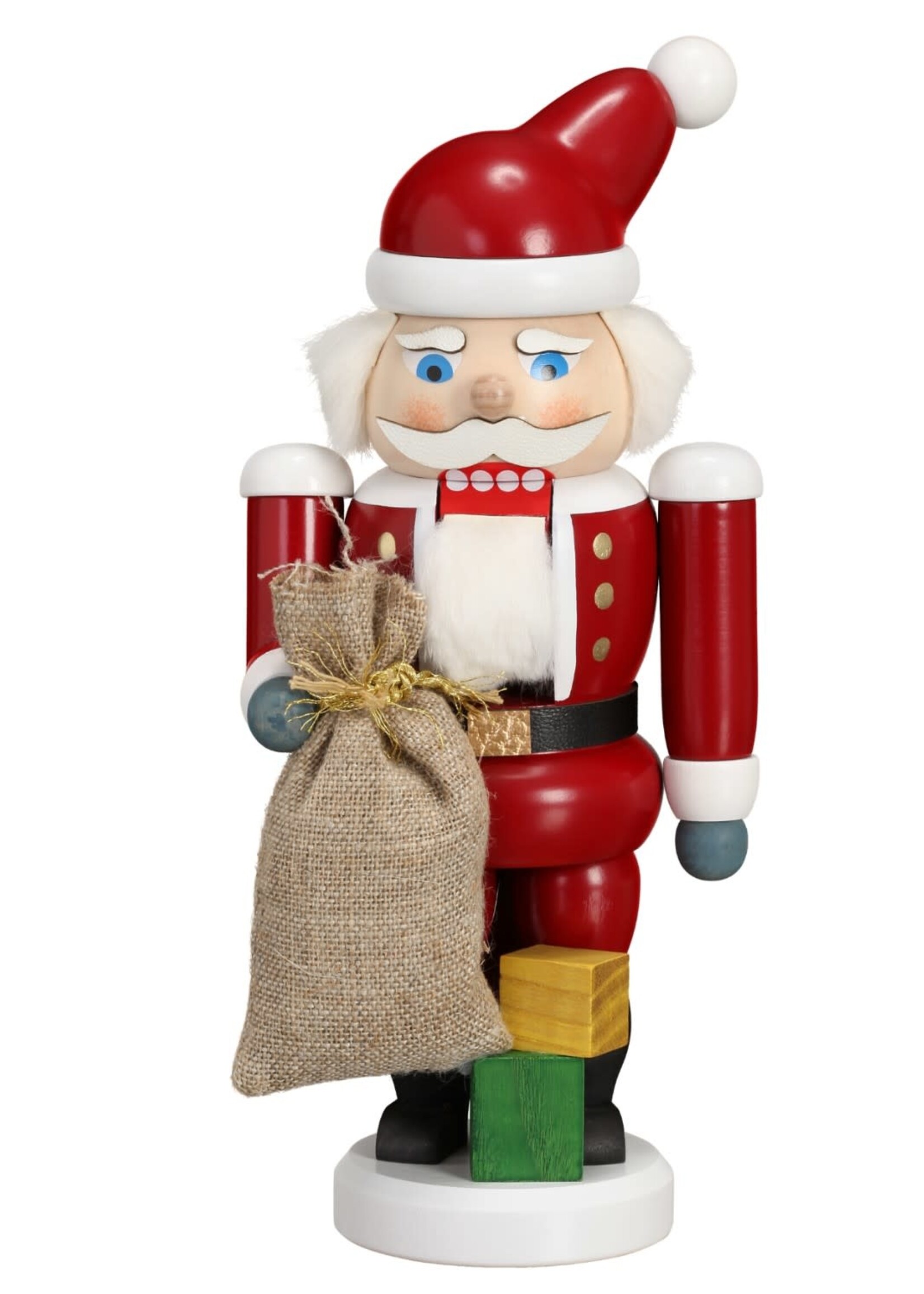 Seiffener Volkskunst eG 11460 Nutcracker - Santa (Small)  8.3 inches
