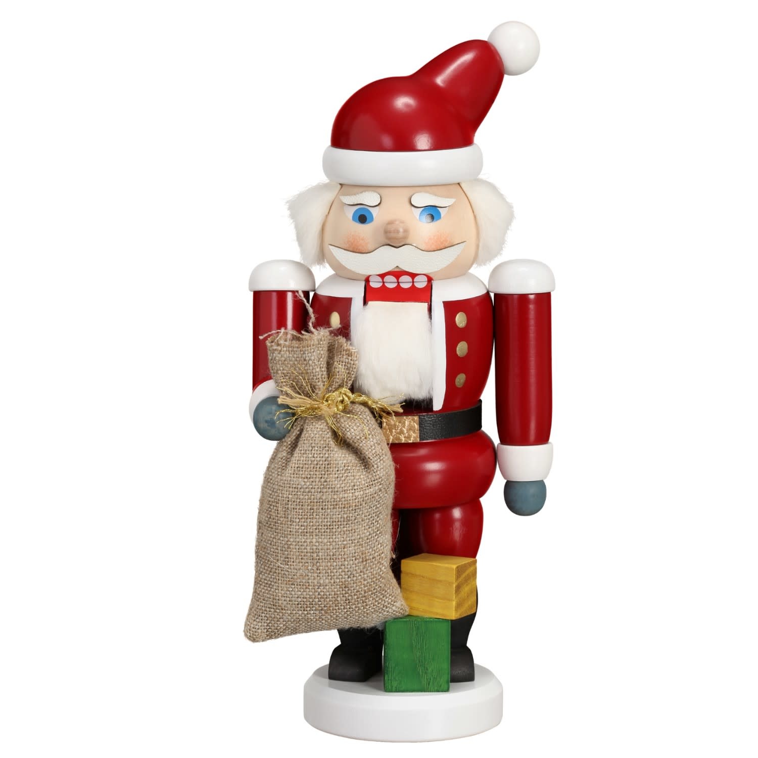 Seiffener Volkskunst eG 11460 Nutcracker - Santa (Small)  8.3 inches