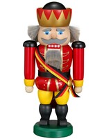Seiffener Volkskunst eG 11464 Nutcracker- German Red, Gold  5 inches