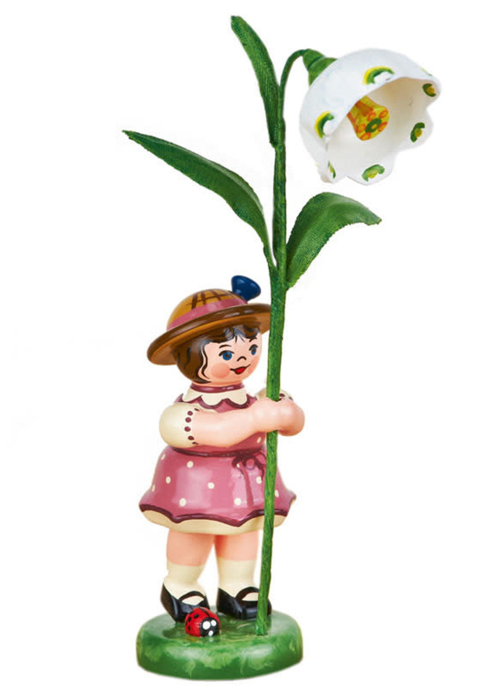 Hubrig 307h0065 Flower Children-Girl with Daffodils of March  4.3 inches