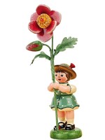 Hubrig 307h0070 Flower Children-Girl with Dog Rose