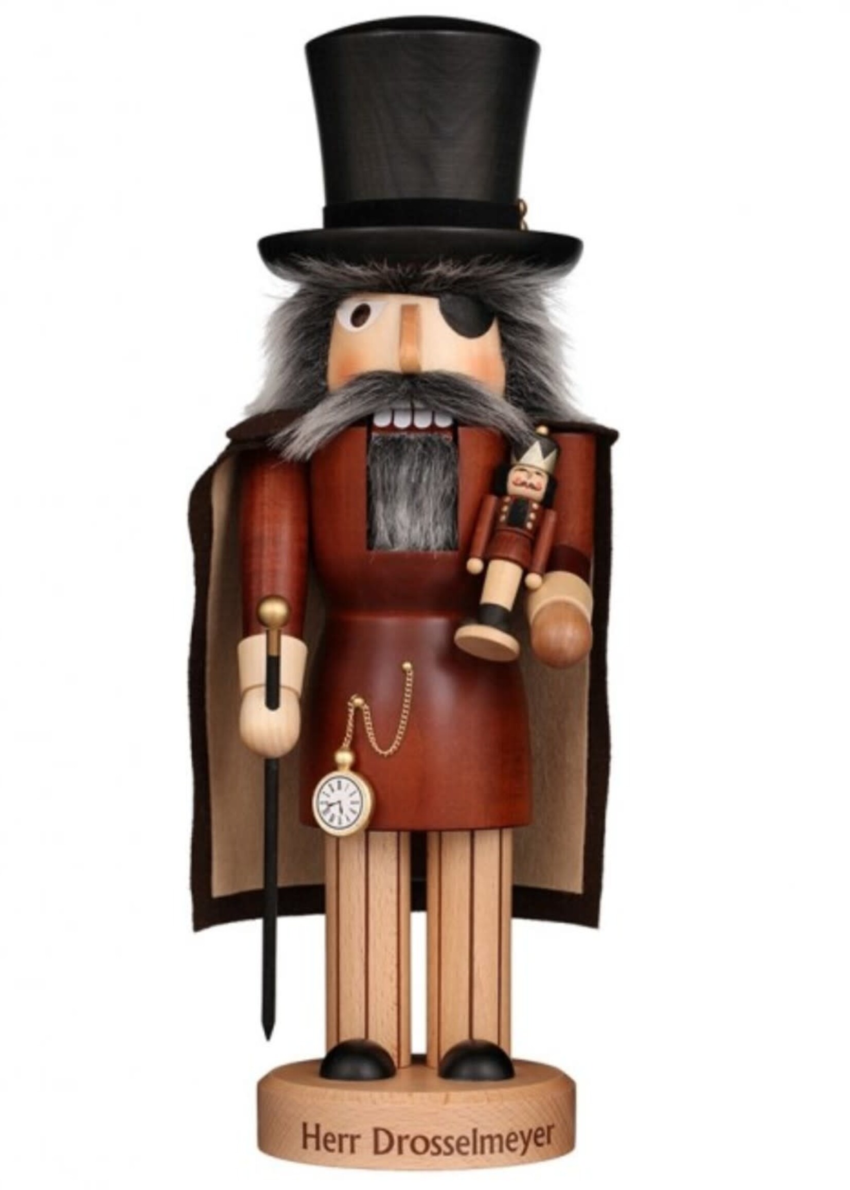 Christian Ulbricht 32-314  Ulbricht Nutcracker - Drosselmeier (Natural) 16 inches