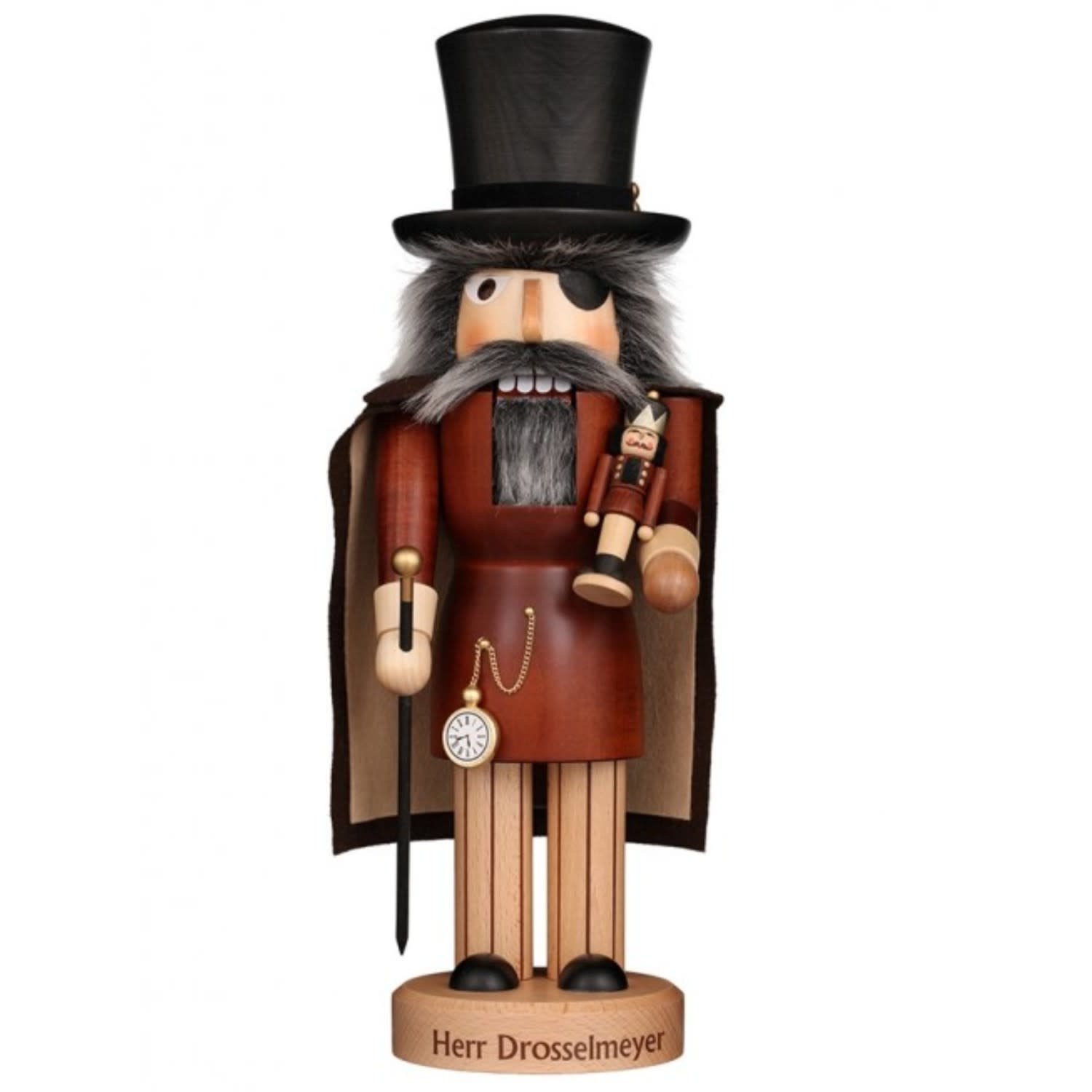 Christian Ulbricht 32-314  Ulbricht Nutcracker - Drosselmeier (Natural) 16 inches