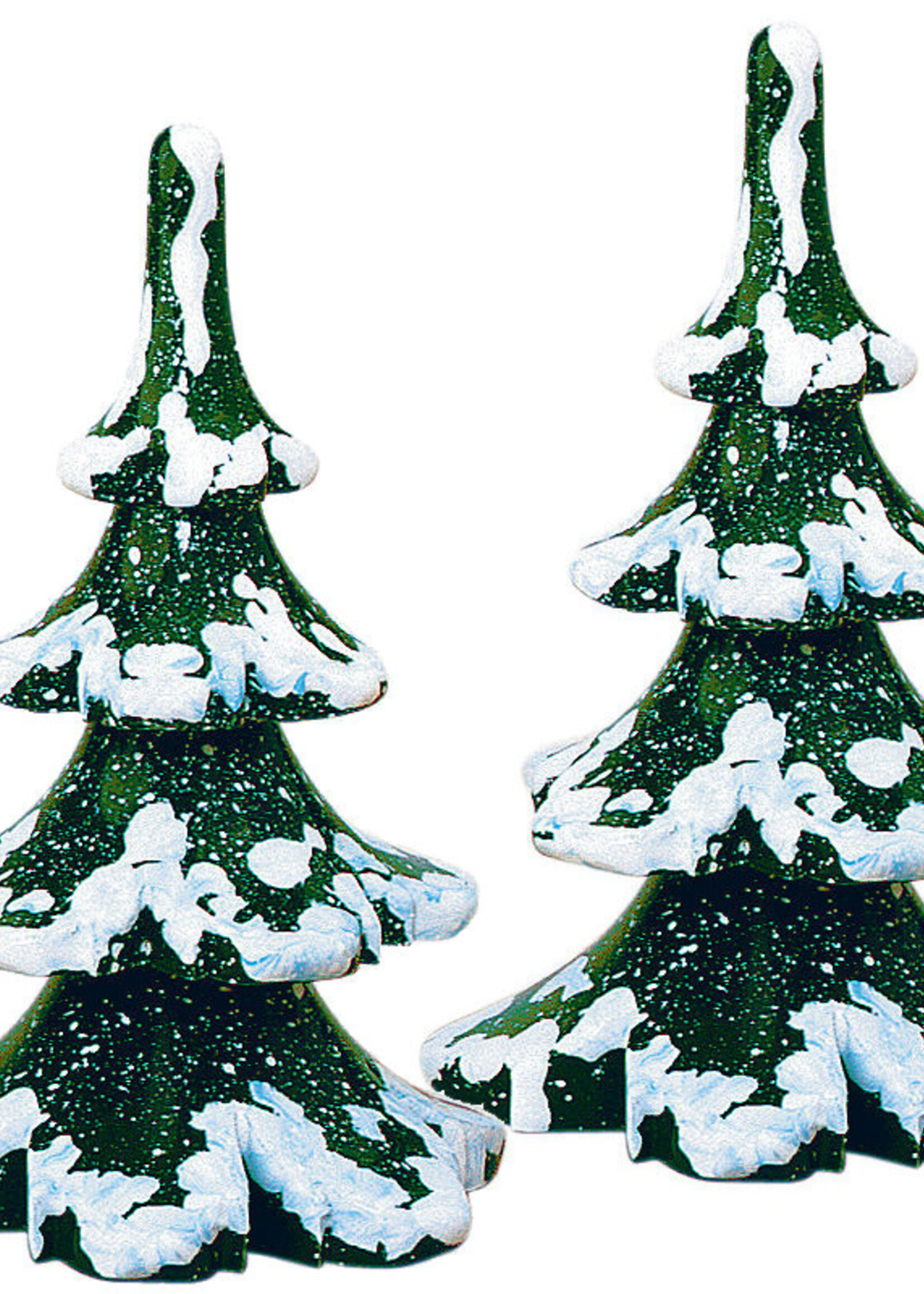 Hubrig 110h1025 Winter Children - Small Winter Tree - Sold as a Set  3.1 inches