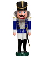 Seiffener Volkskunst eG 11202/2 NC - Hussar  Blue  - 12 inches