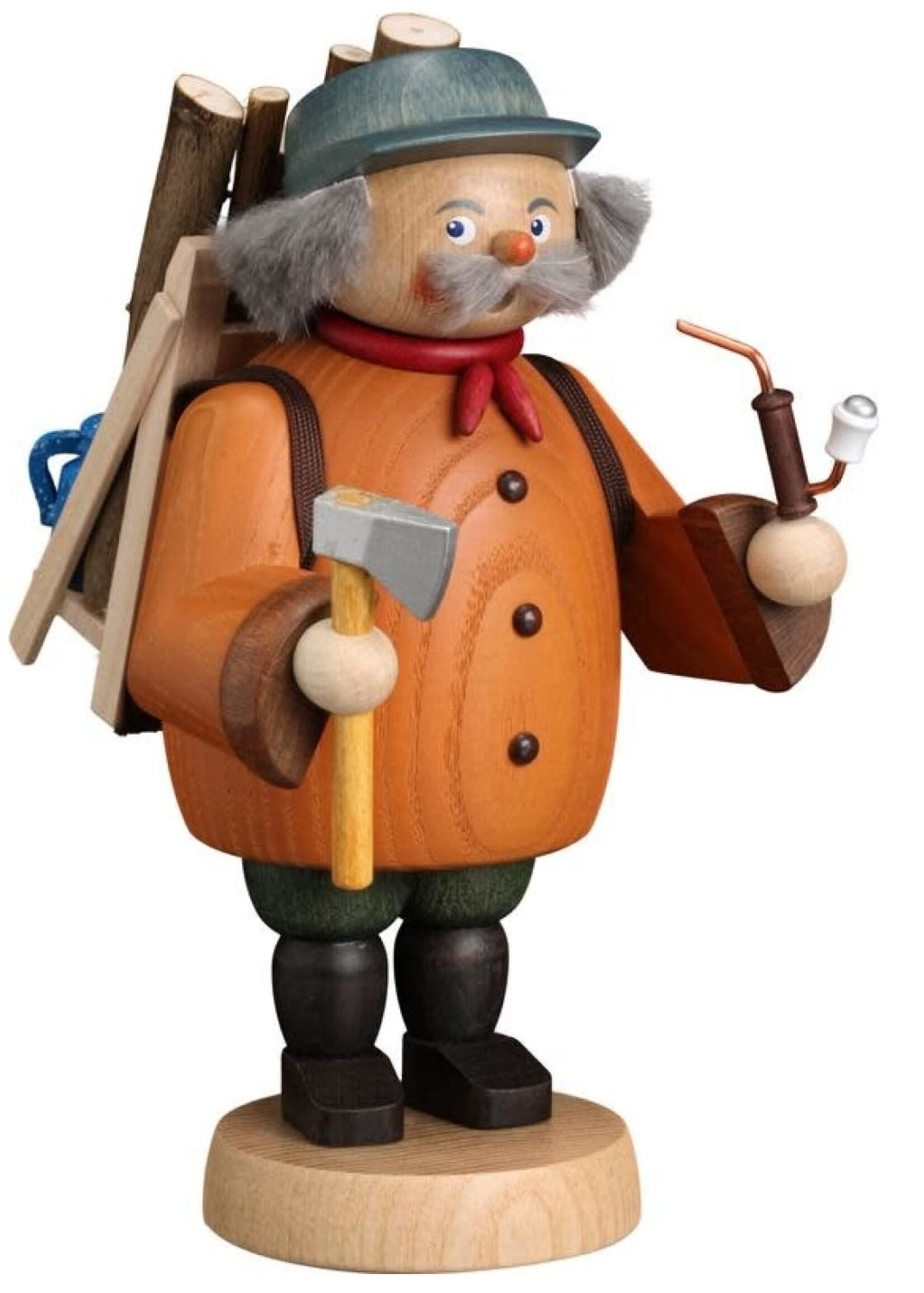 Seiffener Volkskunst eG 12661 Smoker - Forest Worker  7.1 inches