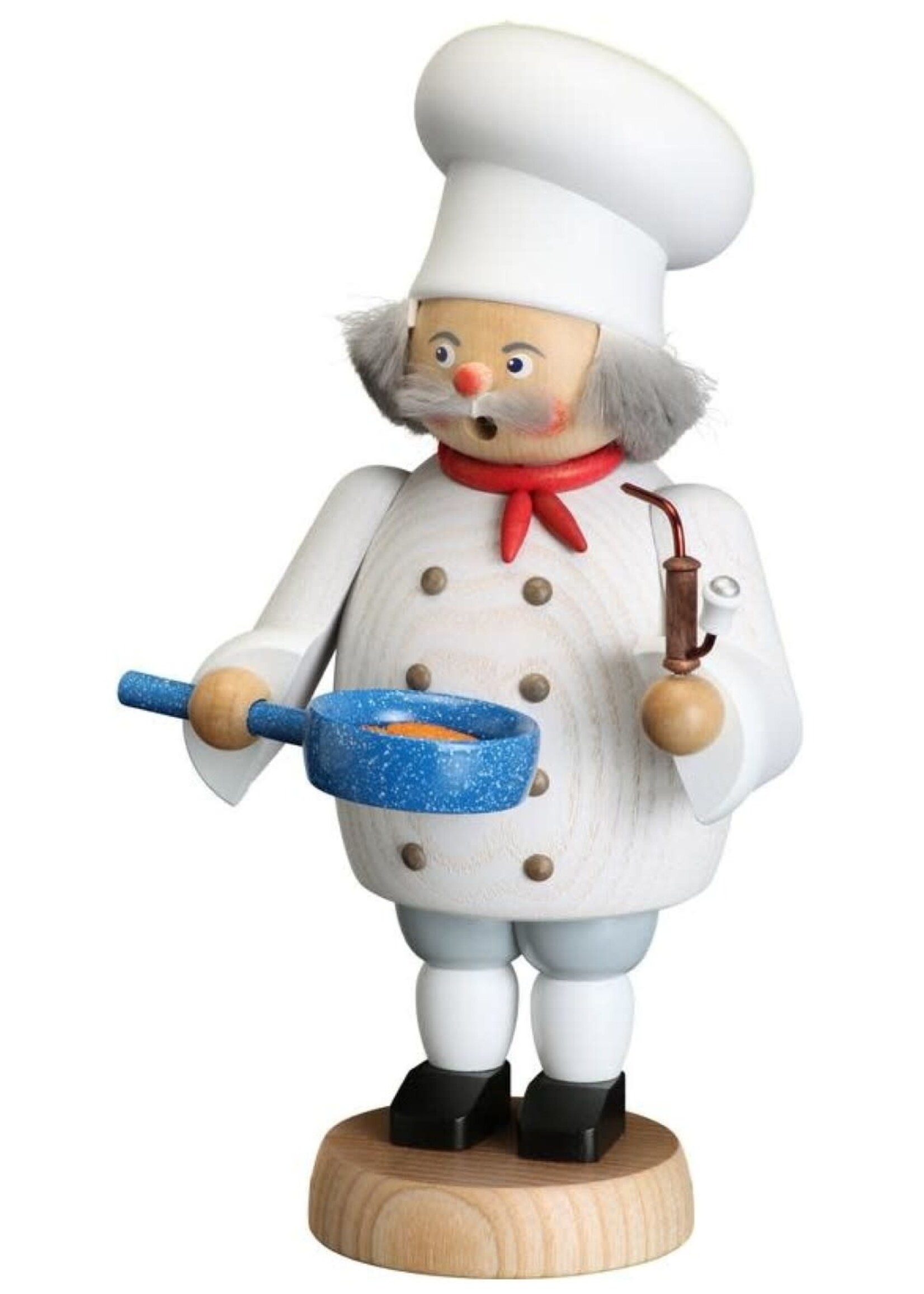 Seiffener Volkskunst eG 12657 Smoker-Cook with Fry Pan