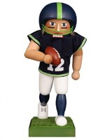 Christian Ulbricht 00 0837 Football Star Nutcracker (Seahawk Color) - 16.5 inches